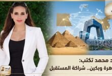 WhatsApp Image 2026 08 30 at 1.54.51 PM هند محمد تكتب: القاهرة وبكين.. شراكة المستقبل